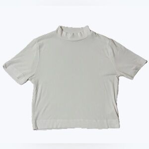 Babaton White Short Sleeve Tee
